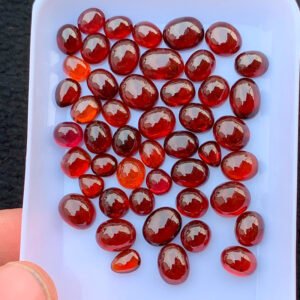 Natural Rodulite Garnet Cabs