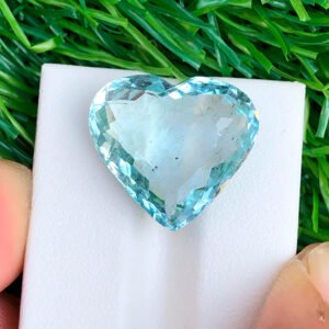 Natural Heart Shape Aquamarine