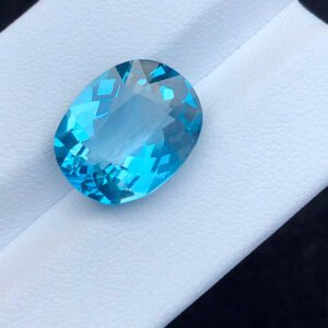 Natural Faceted Swiss Blue Topaz