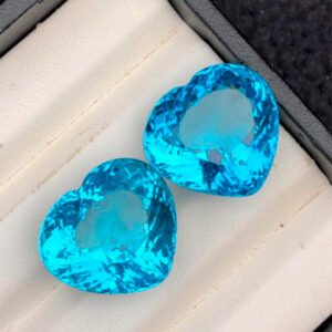 Natural Top Quality Faceted Topaz Pairs