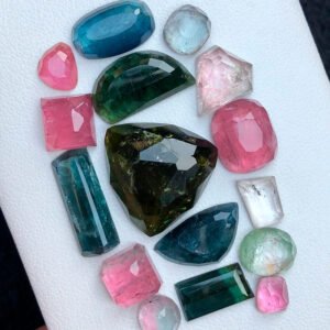 Faceted Tourmaline Rosecut Lot