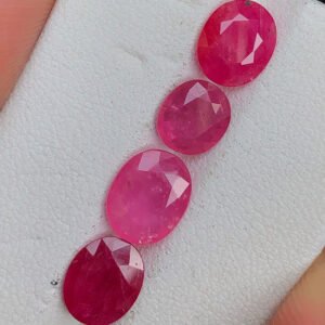 Faceted Natural Ruby