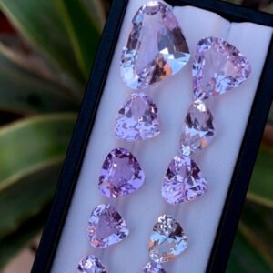 Faceted Nicely Color Kunzite Lot