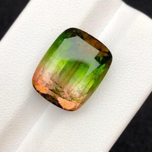 Natural Faceted Bicolour Tourmaline