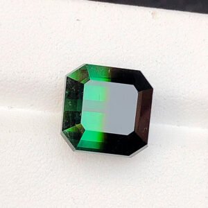 Natural Faceted Bicolour Tourmaline